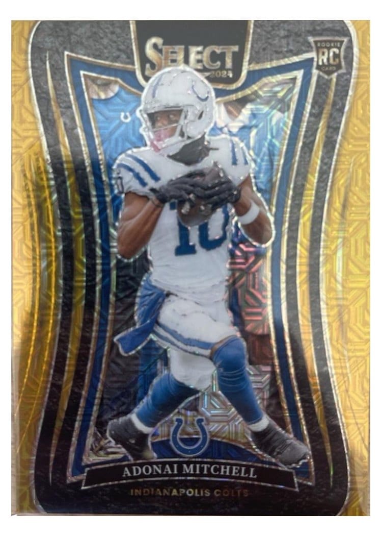 2024 Panini Select Base Set Adonai Mitchell #301 card