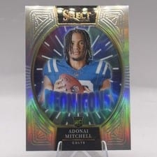 2024 Panini Select Neon Icons Adonai Mitchell #9 card