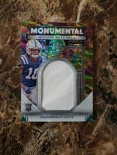 2024 Panini Spectra Monumental Memorabilia Adonai Mitchell #MM-AML card