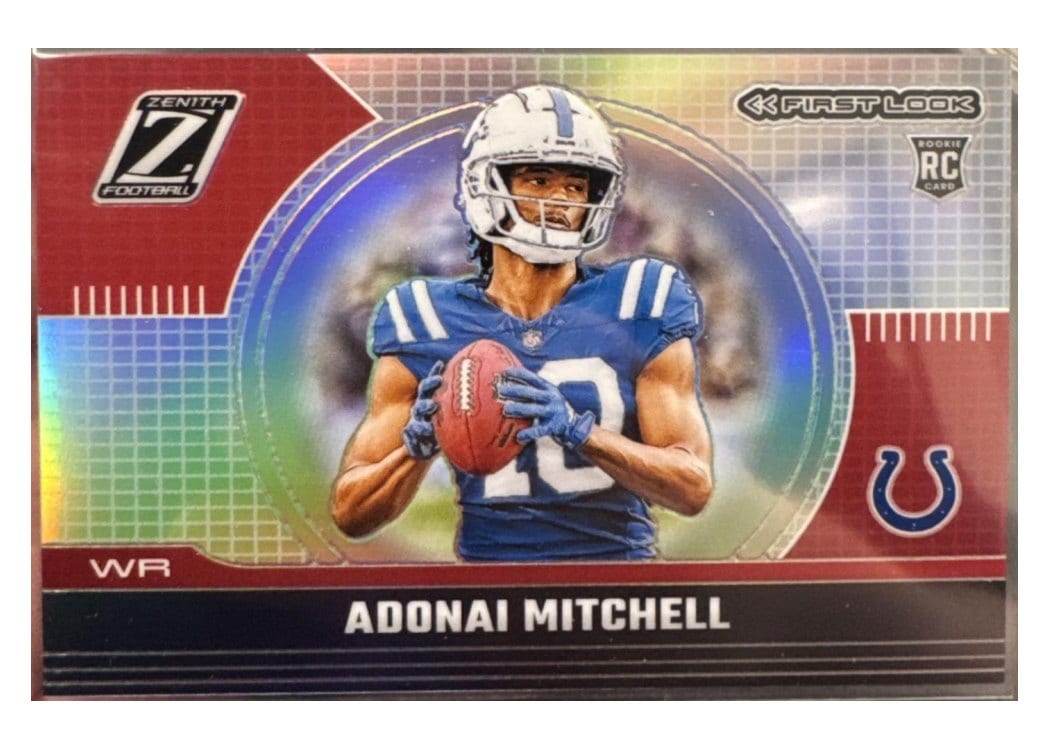 2024 Panini Zenith First Look Adonai Mitchell #18 card