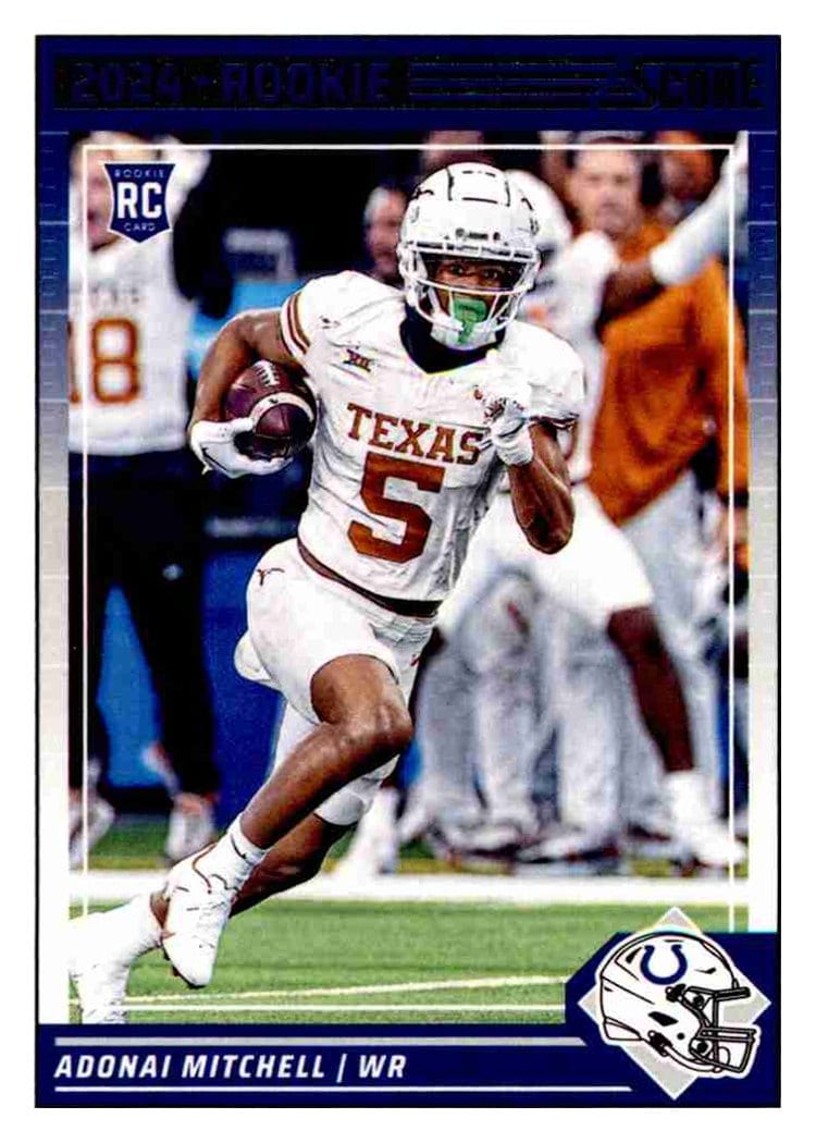 2024 Score Base Set Adonai Mitchell #340 card