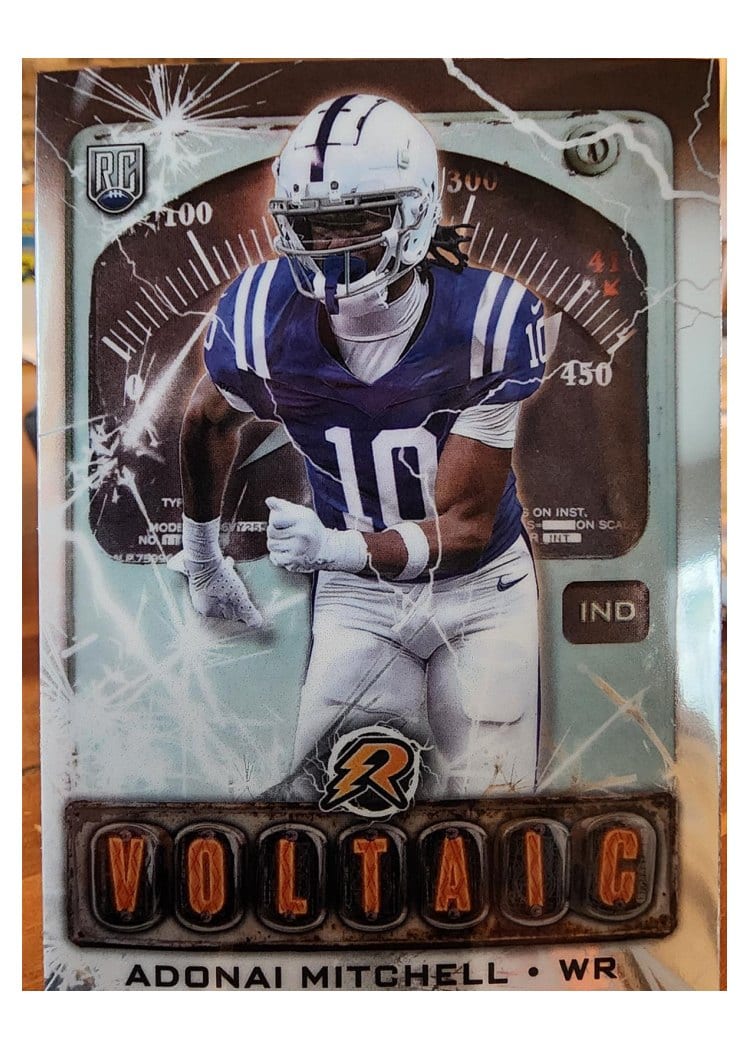 2024 Topps Resurgence Voltaic Adonai Mitchell #V-15 card