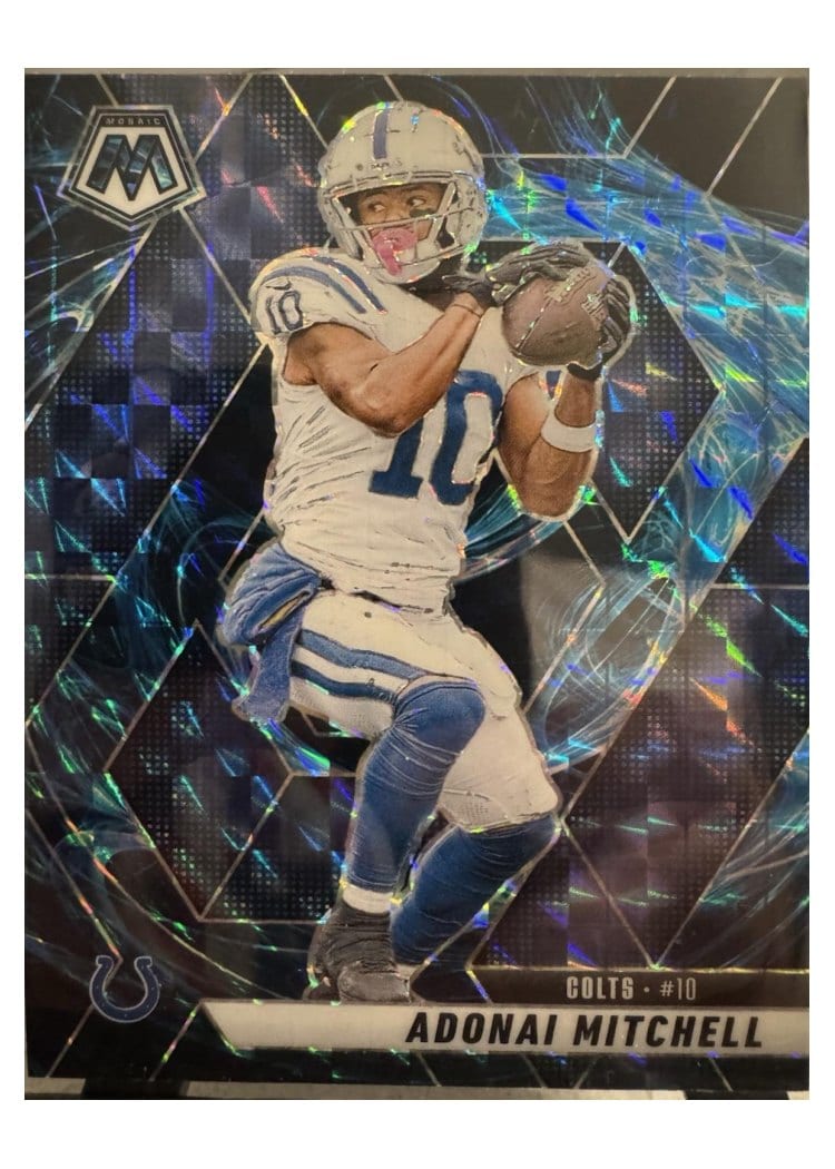 2025 Panini Mosaic Base Set Adonai Mitchell #203 card