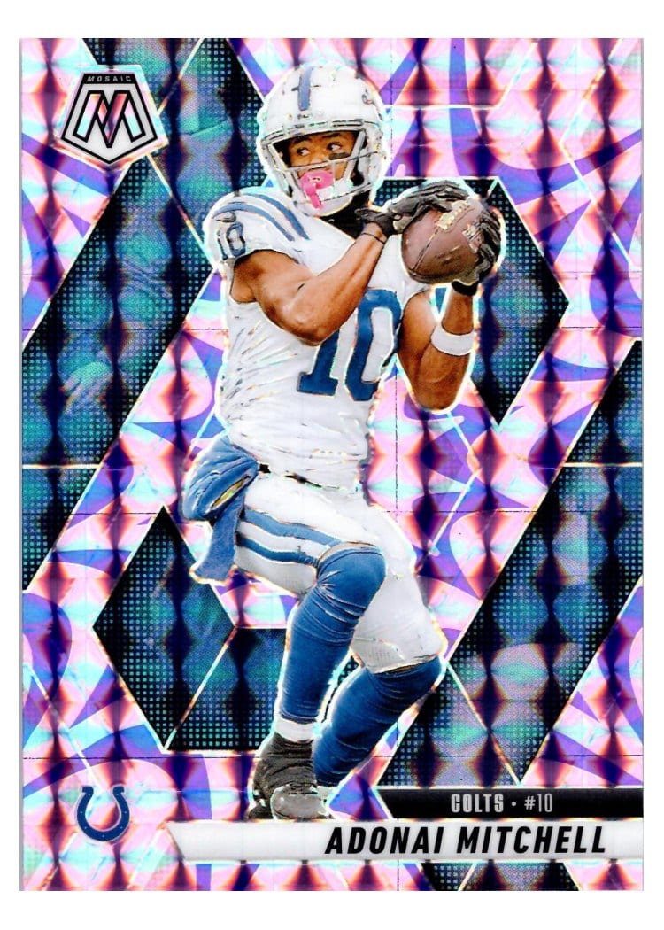 2025 Panini Mosaic Base Set Adonai Mitchell #203 card