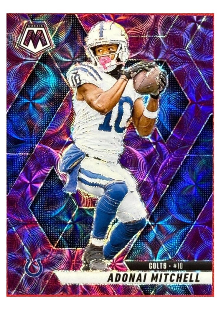 2025 Panini Mosaic Base Set Adonai Mitchell #203 card