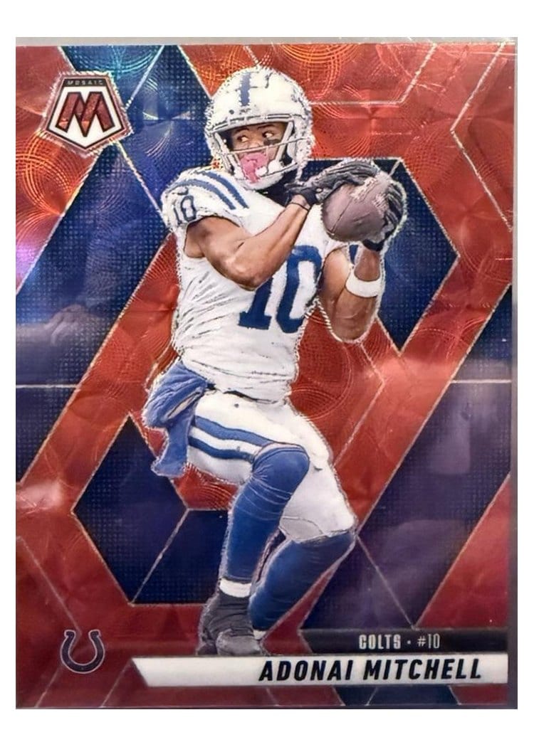 2025 Panini Mosaic Base Set Adonai Mitchell #203 card