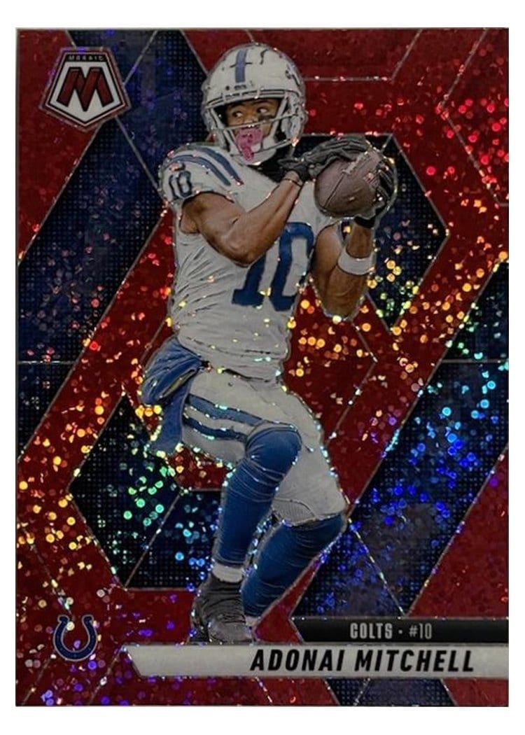 2025 Panini Mosaic Base Set Adonai Mitchell #203 card