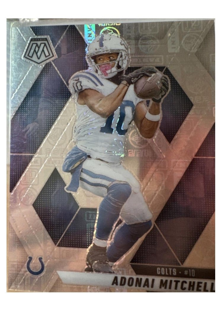 2025 Panini Mosaic Base Set Adonai Mitchell #203 card
