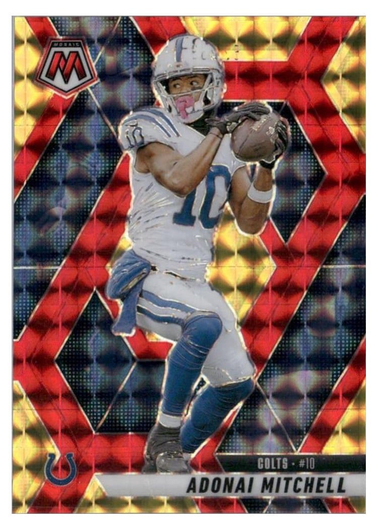 2025 Panini Mosaic Base Set Adonai Mitchell #203 card