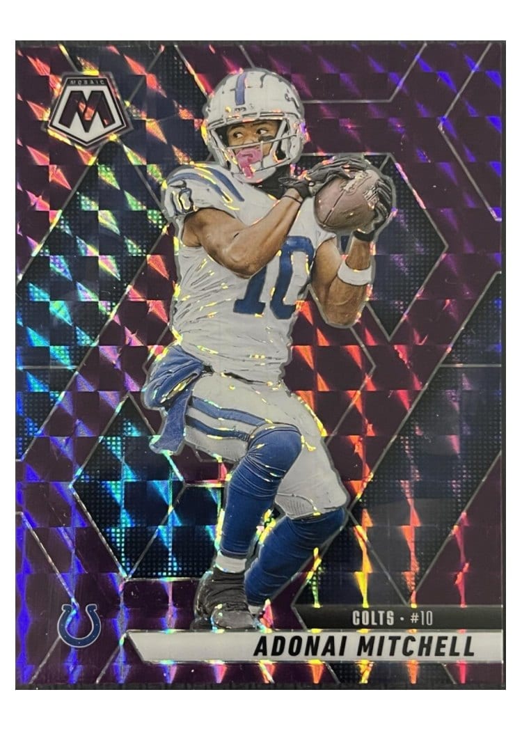 2025 Panini Mosaic Base Set Adonai Mitchell #203 card