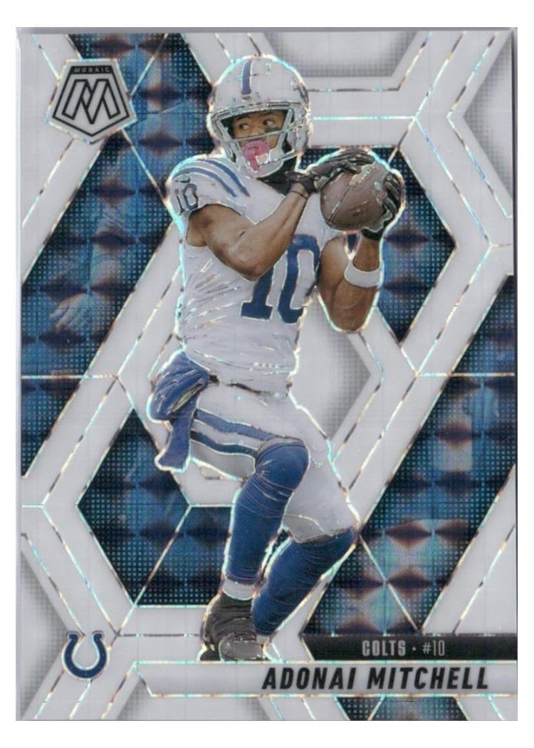 2025 Panini Mosaic Base Set Adonai Mitchell #203 card