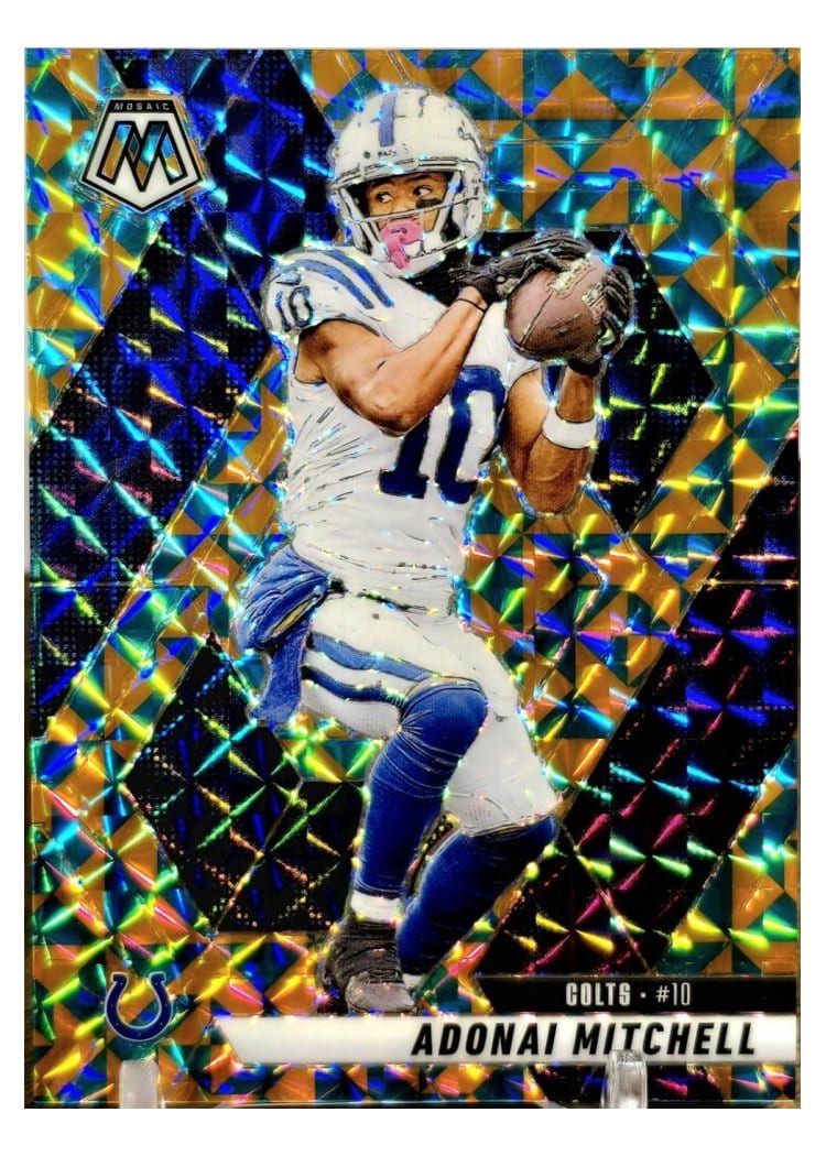2025 Panini Mosaic Base Set Adonai Mitchell Tessellation #203 card
