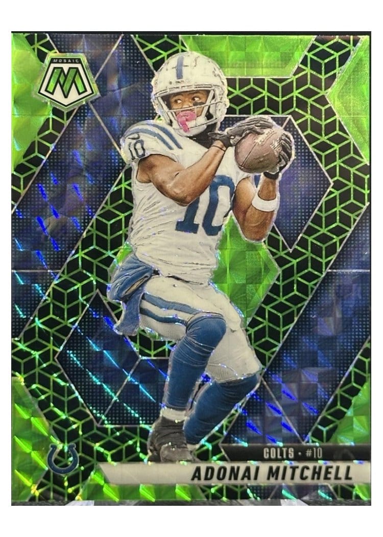 2025 Panini Mosaic Base Set Adonai Mitchell #203 card
