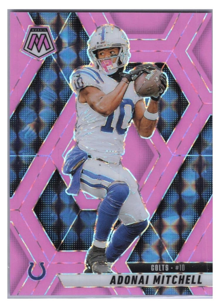 2025 Panini Mosaic Base Set Adonai Mitchell #203 card