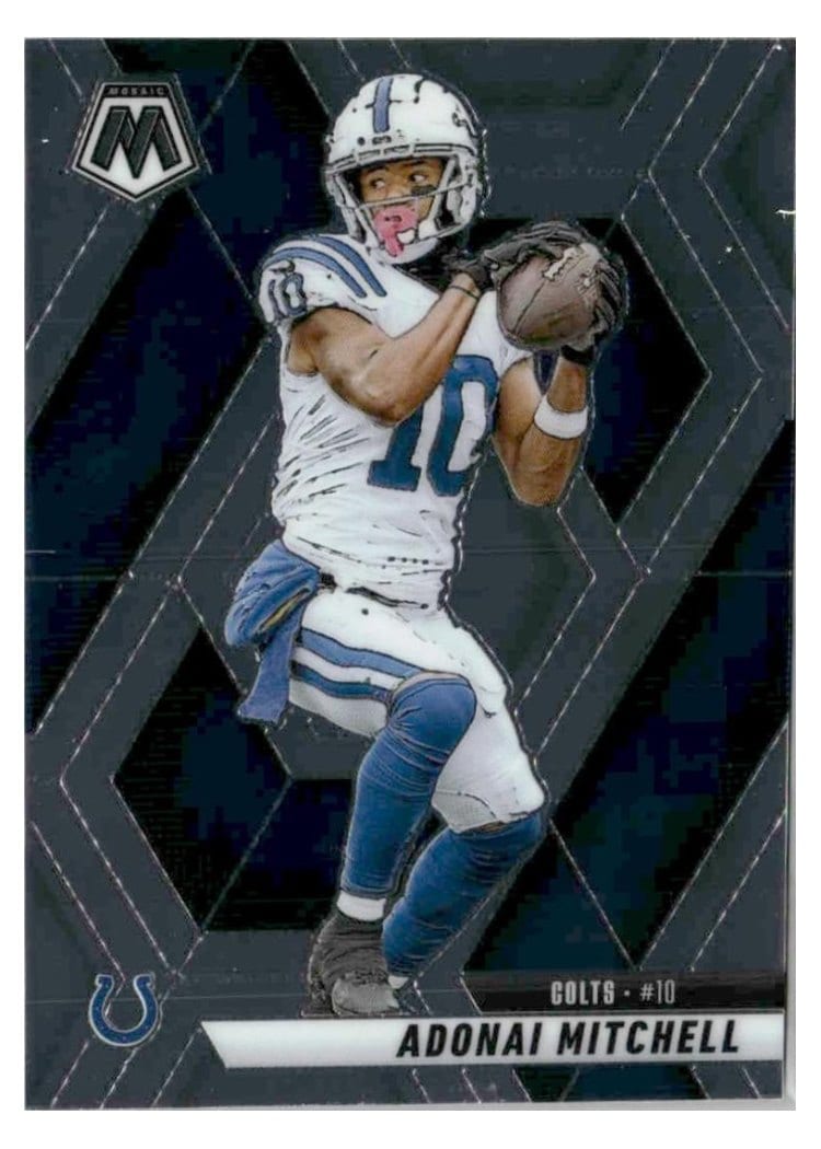 2025 Panini Mosaic Base Set Adonai Mitchell #203 card