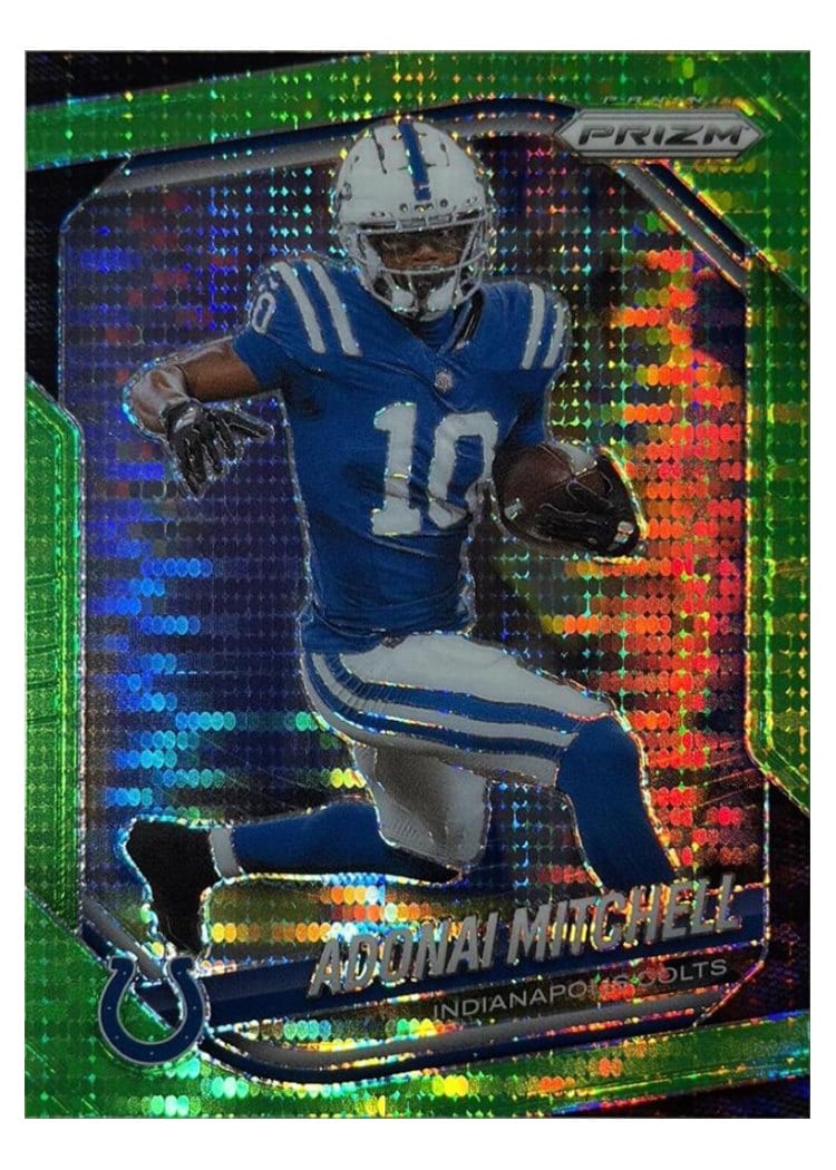 2025 Panini Prizm Base Set Adonai Mitchell #49 card