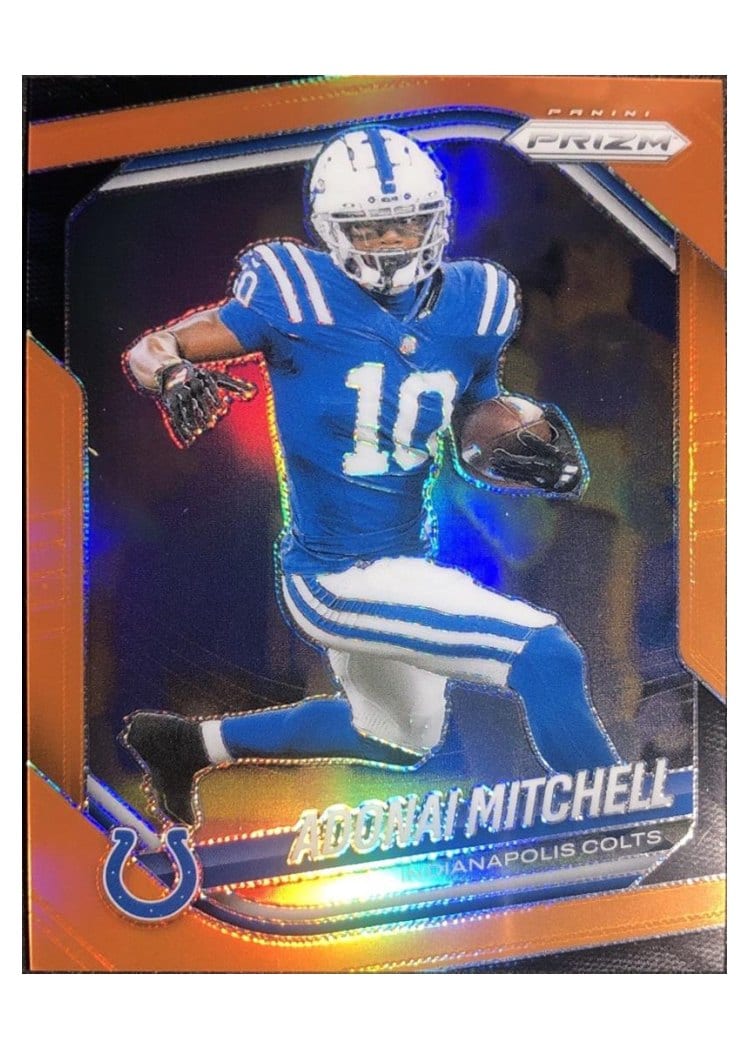 2025 Panini Prizm Base Set Adonai Mitchell #49 card