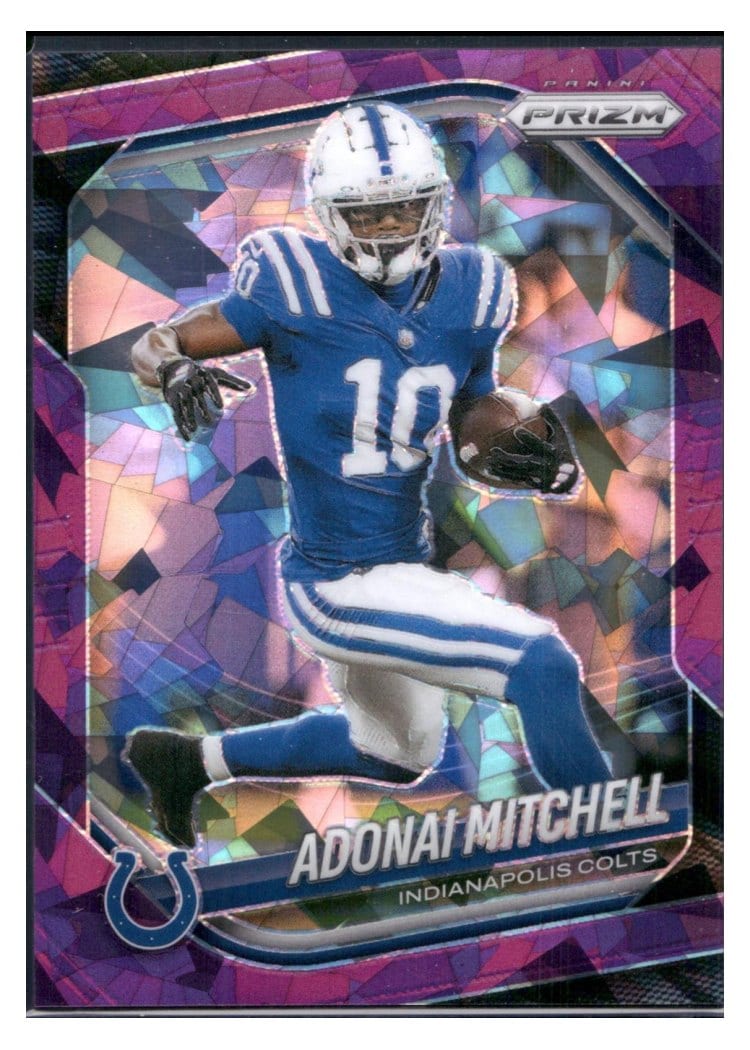 2025 Panini Prizm Base Set Adonai Mitchell #49 card