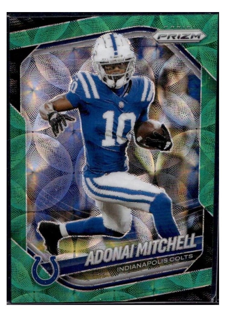 2025 Panini Prizm Base Set Adonai Mitchell #49 card