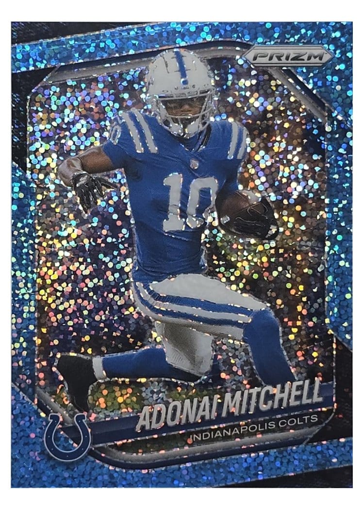 2025 Panini Prizm Base Set Adonai Mitchell #49 card