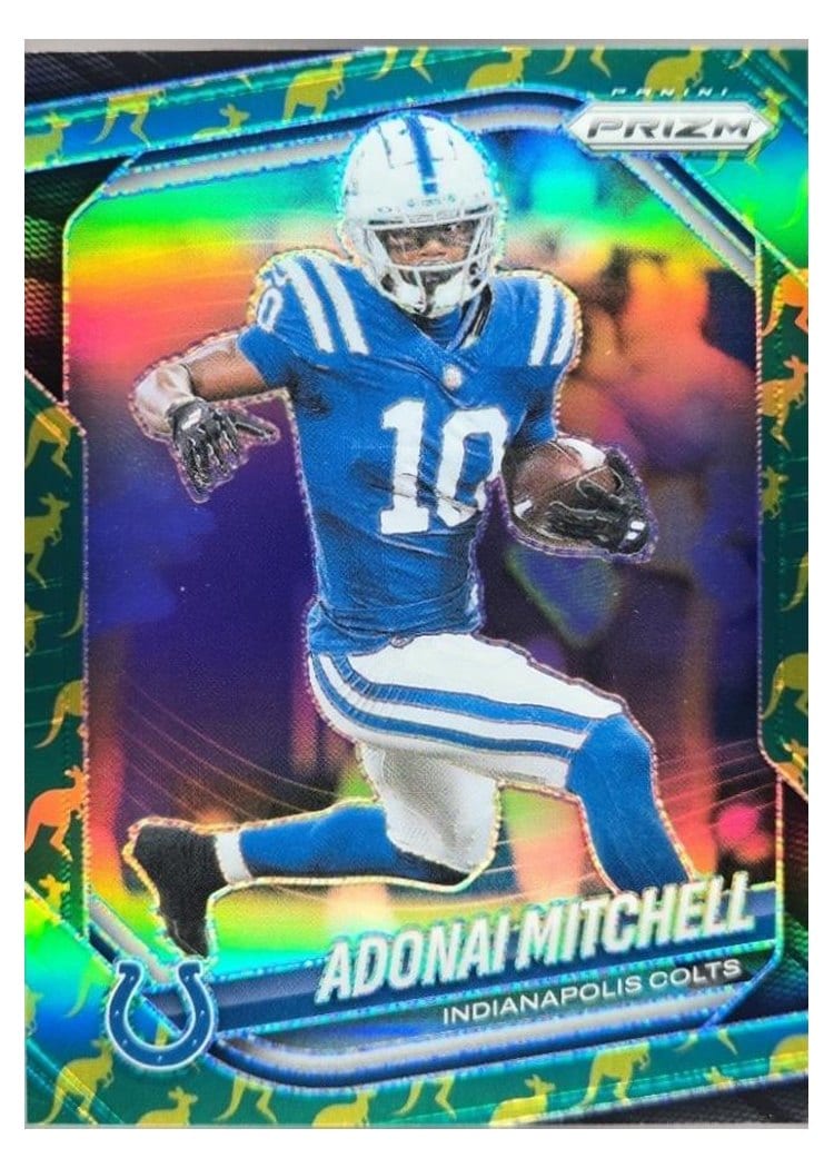 2025 Panini Prizm Base Set Adonai Mitchell #49 card