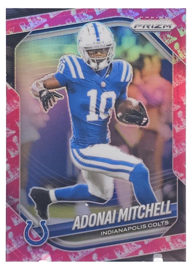 2025 Panini Prizm Base Set Adonai Mitchell #49 card