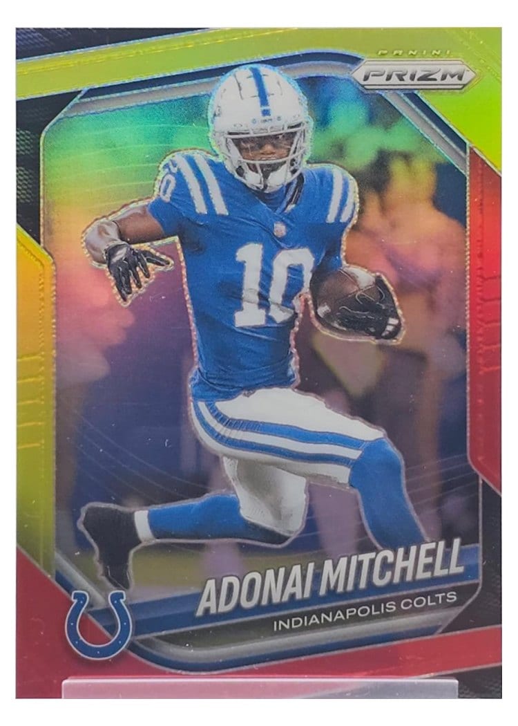 2025 Panini Prizm Base Set Adonai Mitchell #49 card