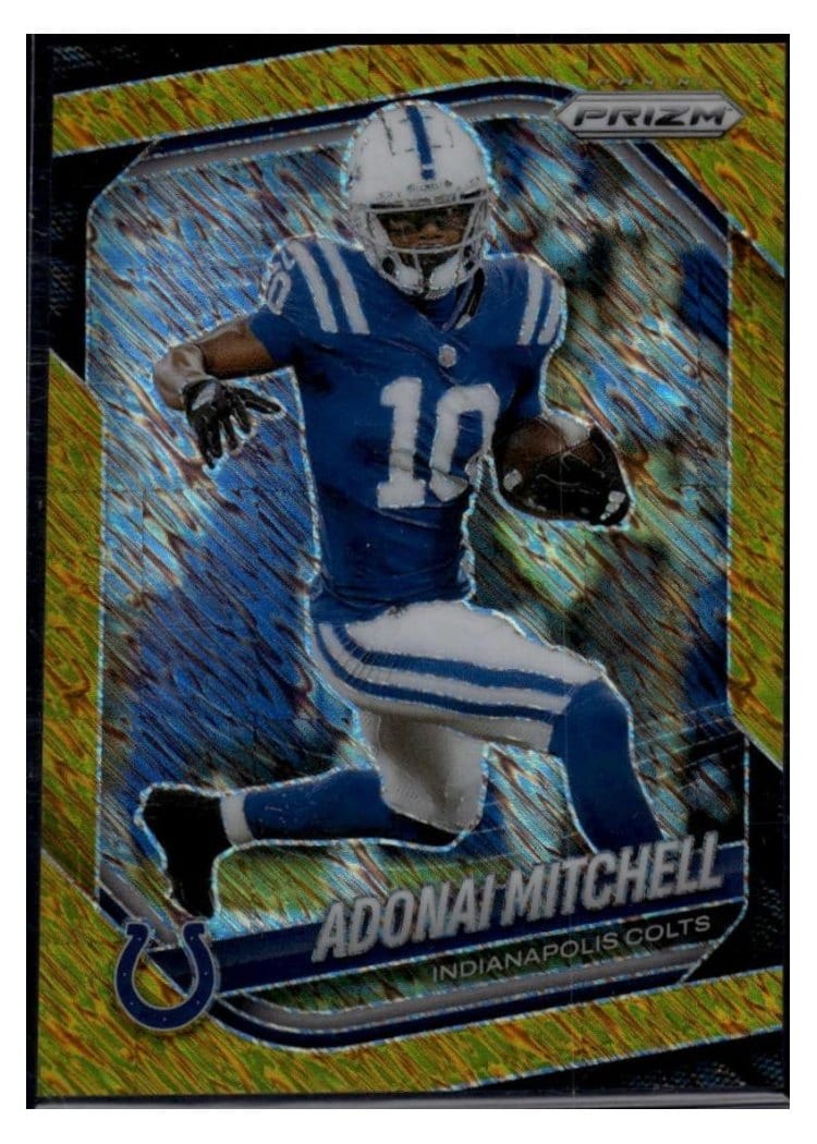 2025 Panini Prizm Base Set Adonai Mitchell #49 card