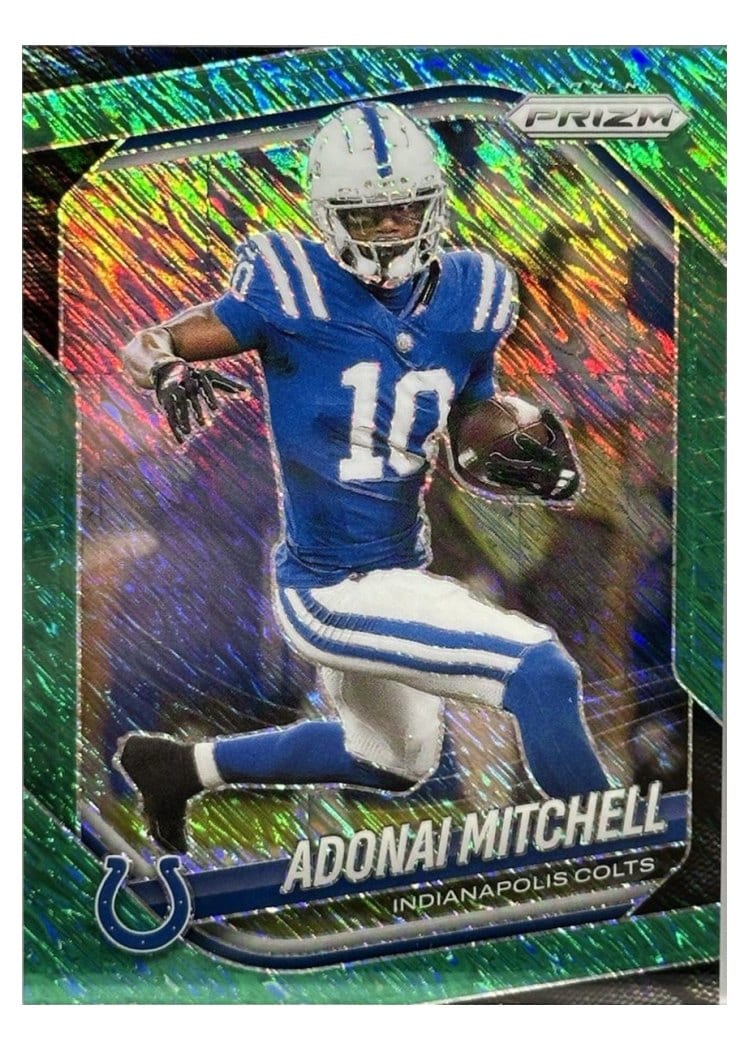 2025 Panini Prizm Base Set Adonai Mitchell #49 card