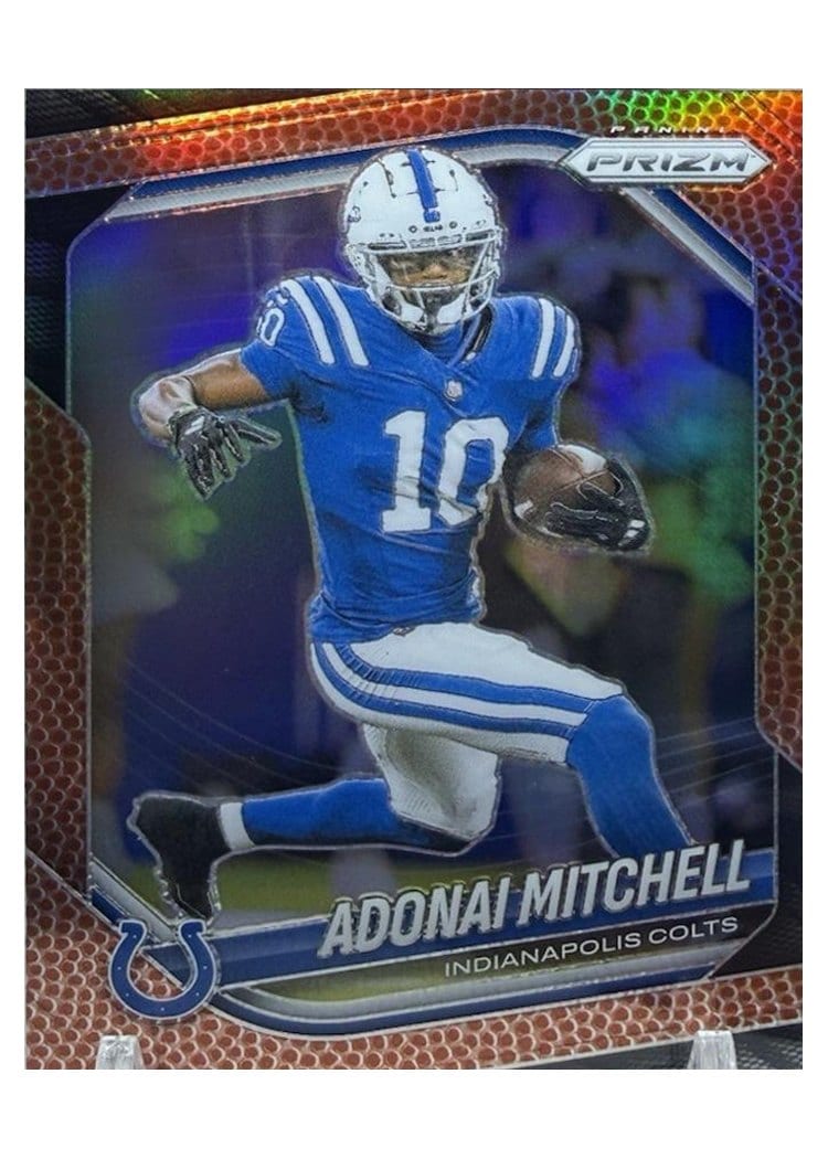 2025 Panini Prizm Base Set Adonai Mitchell #49 card