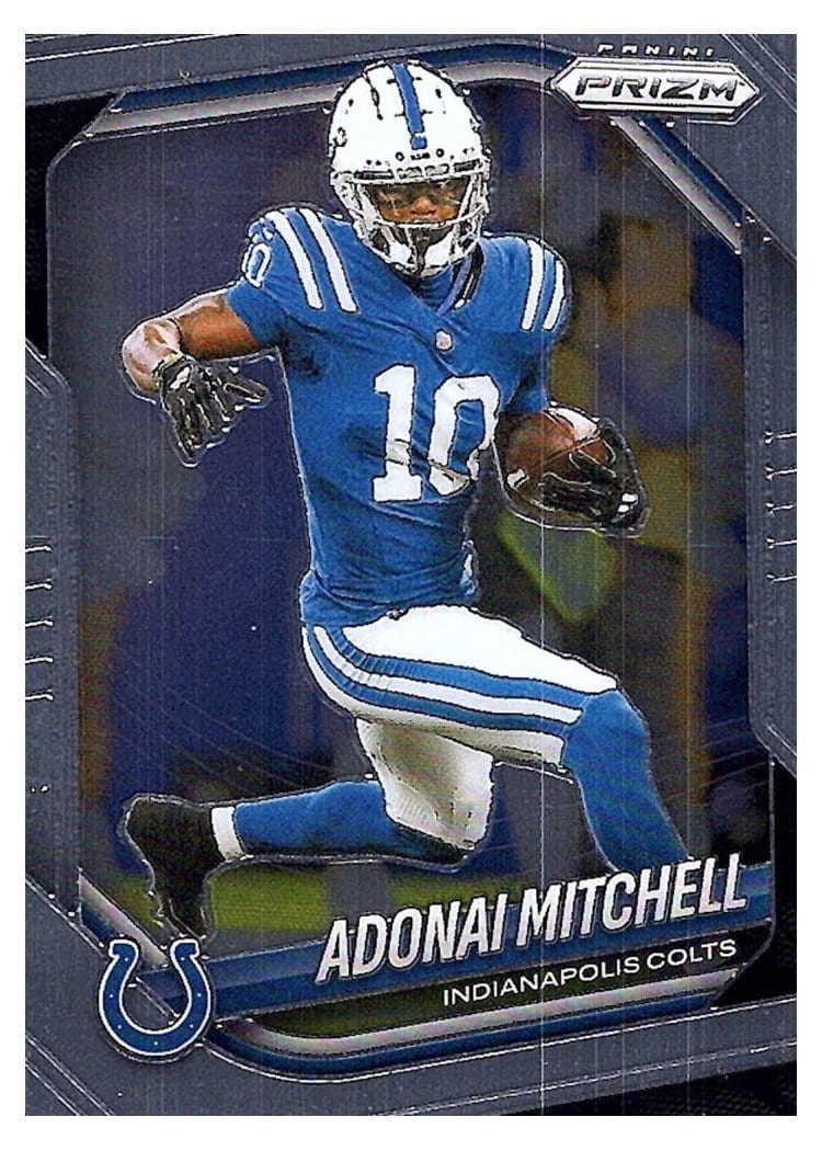 2025 Panini Prizm Base Set Adonai Mitchell #49 card