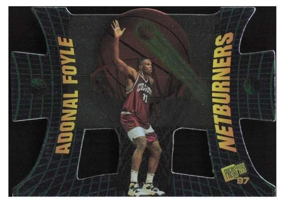 1997 Press Pass Net Burners Adonal Foyle #NB7 card