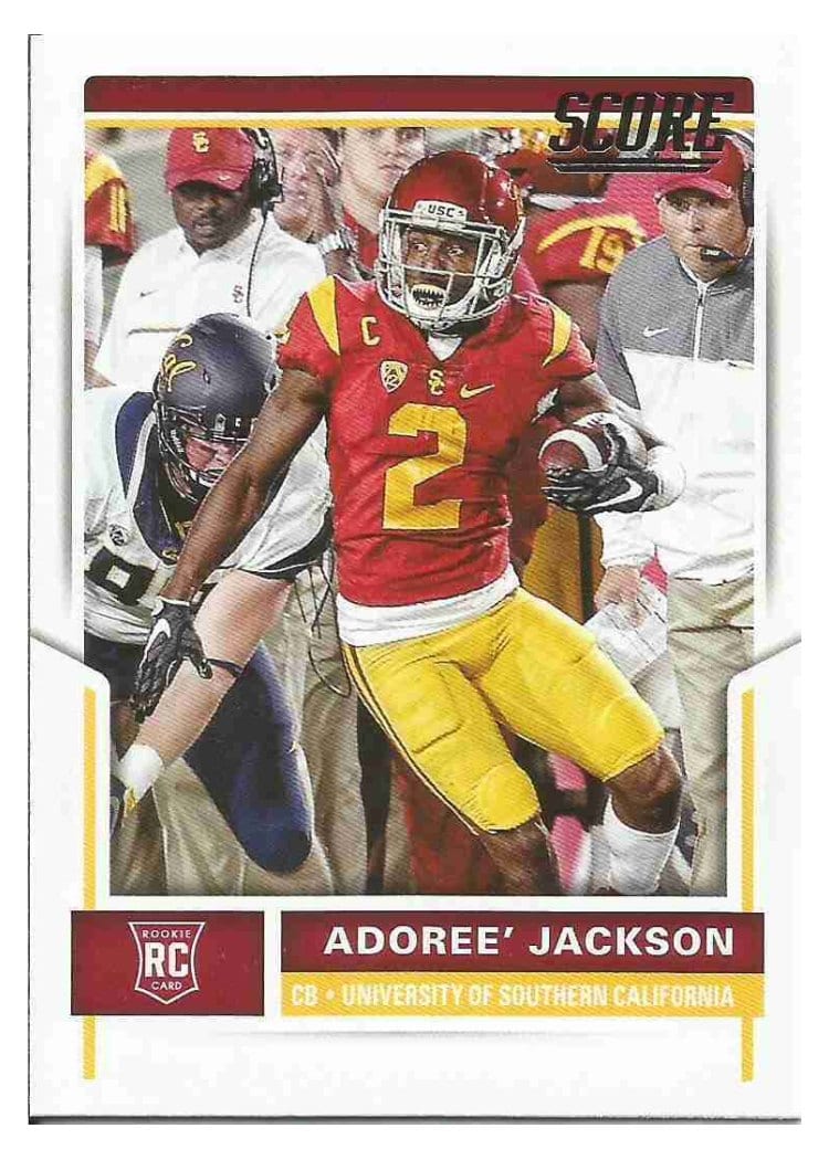 2017 Score Base Set Adoree' Jackson #392 card