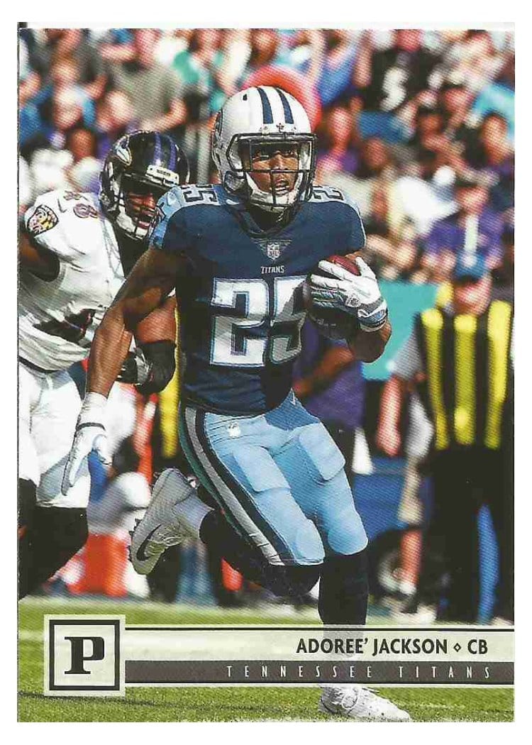 2018 Panini Base Set Adoree' Jackson #287 card