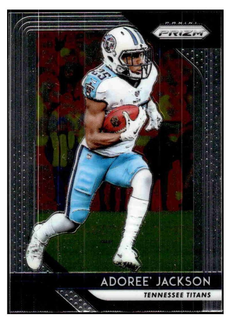 2018 Panini Prizm Base Set Adoree' Jackson #12 card