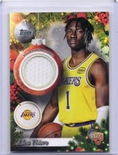 2025-26 Topps Holiday Player Relics Adou Thiero #PR-AR card