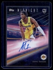 2025-26 Topps Midnight Rookie Horizon Signatures Adou Thiero #RHS-AT card