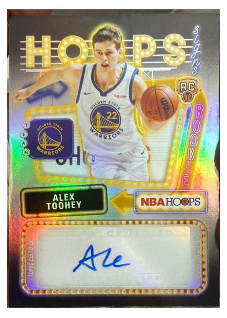 2025-26 NBA Hoops Hoops Rookie First Signs Adou Thiero / Alex Toohey #HFS-AT card