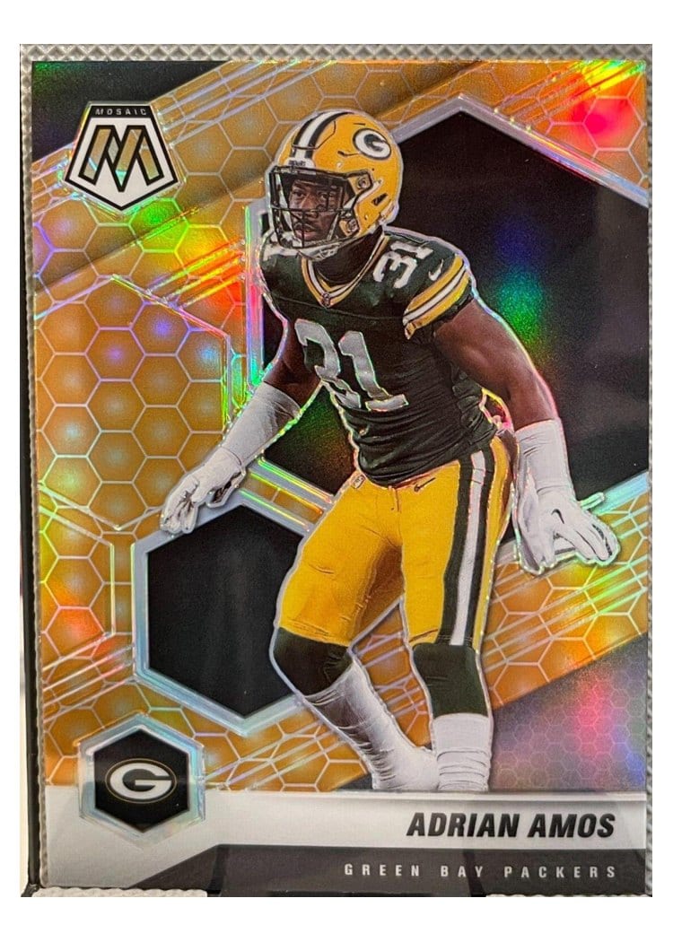 2021 Panini Mosaic Base Set Adrian Amos Honeycomb #84 card