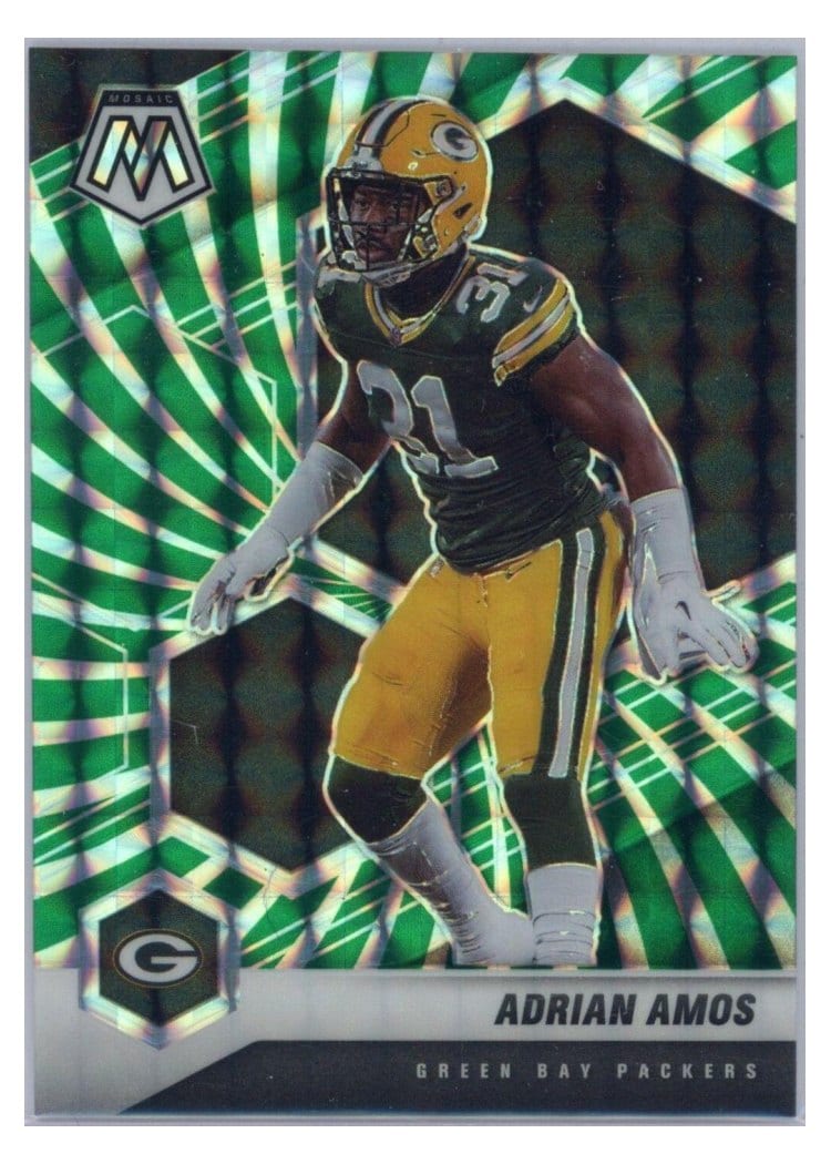 2021 Panini Mosaic Base Set Adrian Amos #84 card