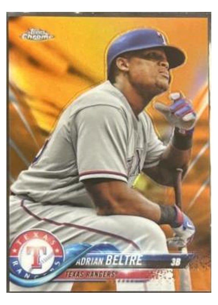 2018 Topps Chrome Base Set Adrian Beltre #131 card