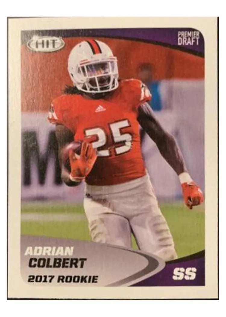 2017 Sage Hit Premier Draft Adrian Colbert #7 card