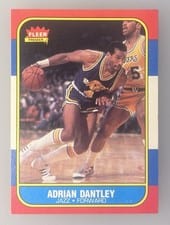 1986 Fleer Adrian Dantley #21