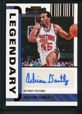 2022-23 Panini Contenders Legendary Contenders Autographs Adrian Dantley #LC-ADT card