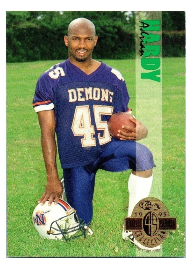 1993 Classic Four Sport Adrian Hardy #159 card