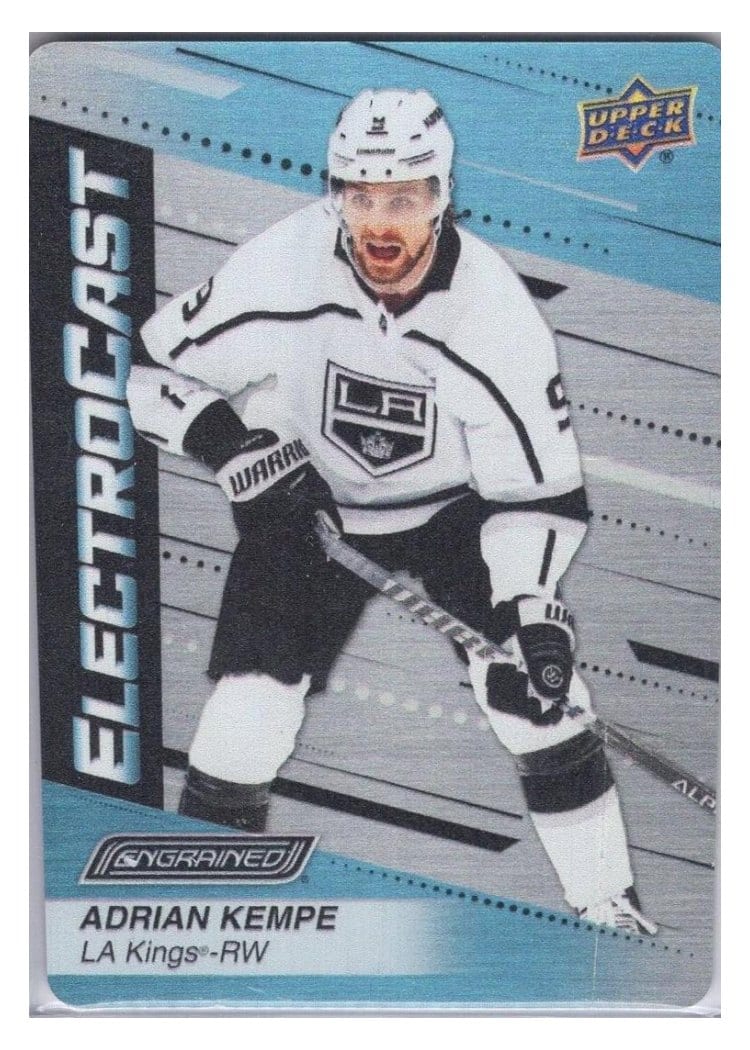 2023-24 Upper Deck Engrained ElectroCast Metal Adrian Kempe #EC-6 card