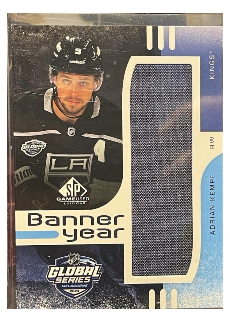 2024-25 SP Game Used 2023 Global Series Melbourne Banner Year Relics Adrian Kempe #BYGS-KP card