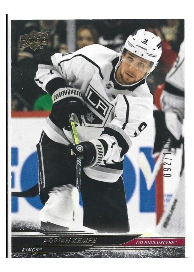2024-25 Upper Deck Base Set Adrian Kempe #87 card