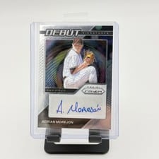 2021 Panini Prizm Debut Signatures Adrian Morejon #DS-AD card