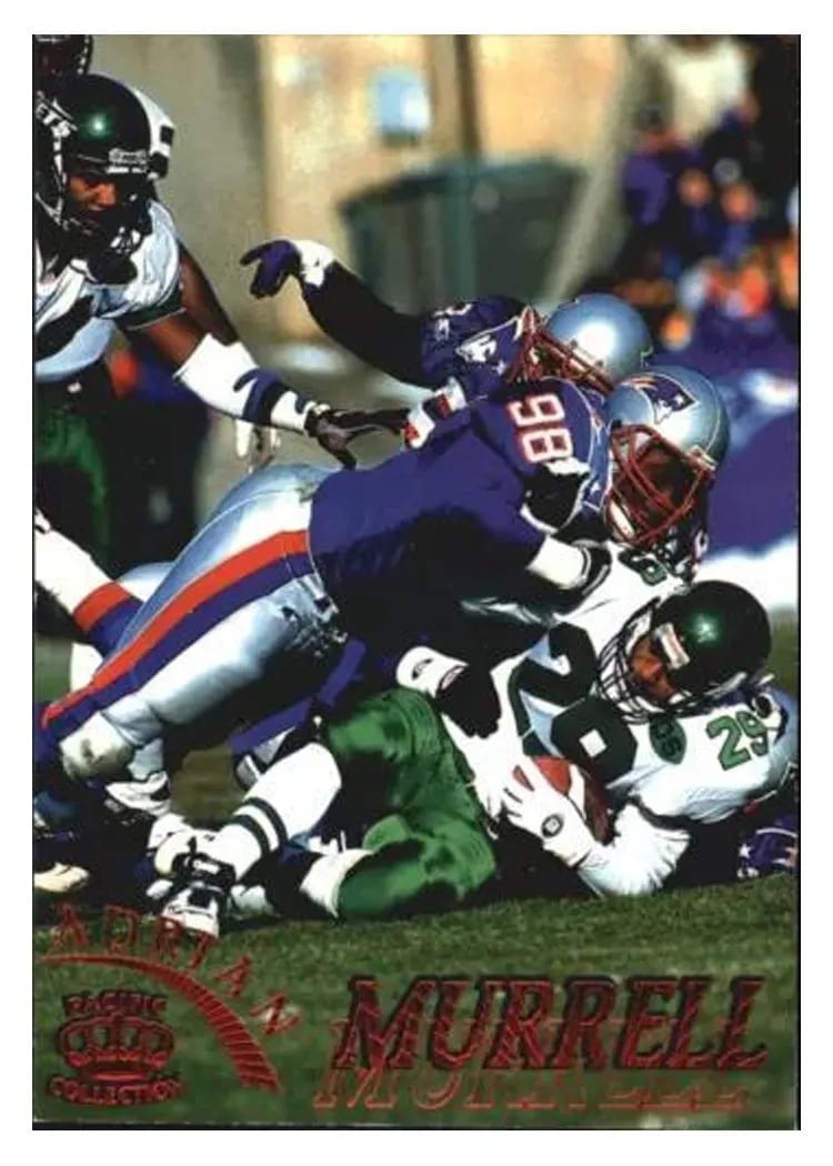 1996 Pacific Gridiron Adrian Murrell Red #85 card